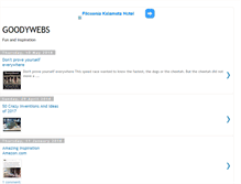 Tablet Screenshot of goodywebs.com